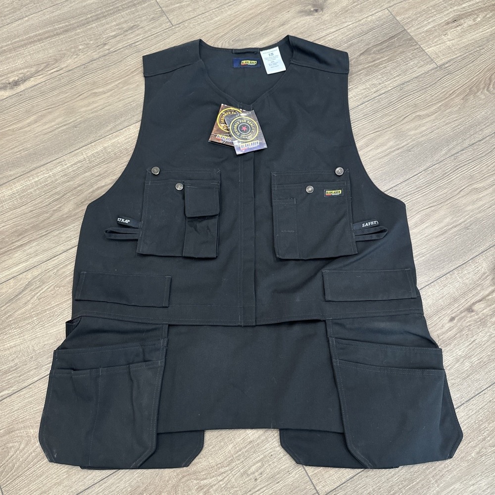 Blaklader Workwear Vest Black Utility Safety Size XXL Kangaroo NWT